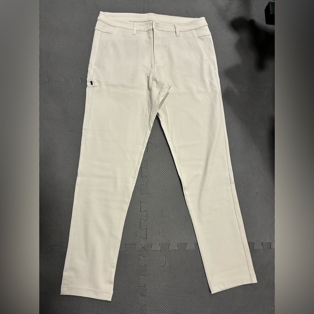 BYLT Everyday 2.0 skinny fit mens 35”, Oat color.